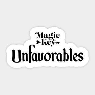 Unfavorable Mix Sticker